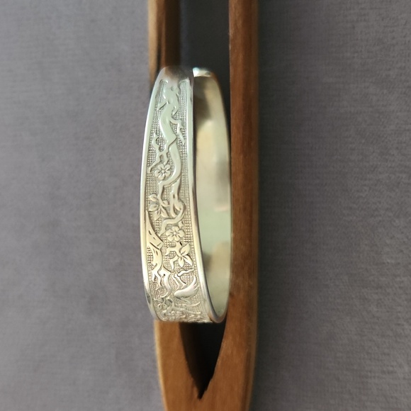 Reed & Barton Sterling Birds and Branches Vintage Ring and Bracelet Set Size 5-6 - Picture 5 of 10